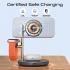 Promate Synergy 4-in-1 Qi2 Certified MagSafe Compatible Wireless Charging Station w/ Soft-Glow Night Lamp - Black